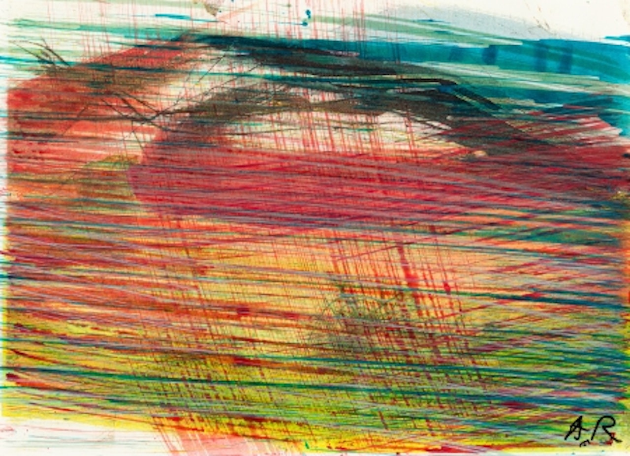 Untitled (from the “Crystals” cycle) by Arnulf Rainer
