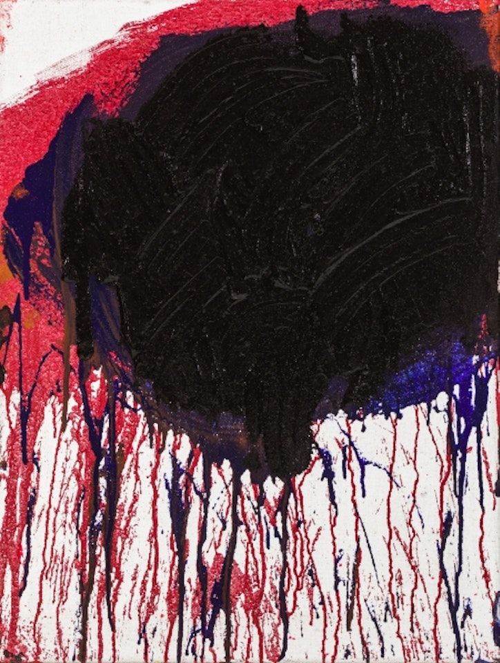 Untitled (grave image) by Hermann Nitsch