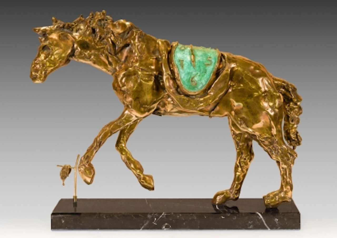 Cheval à la montre molle by Salvador Dali