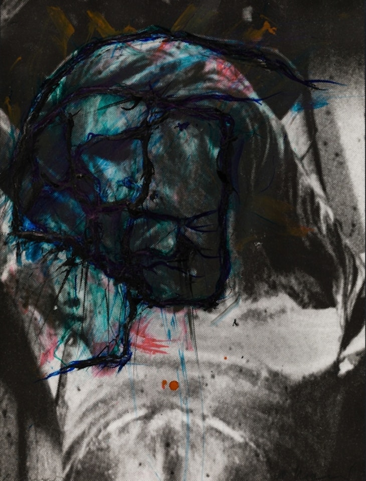 Christ head by Arnulf Rainer