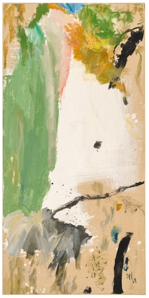 Malerei aus Landschaftsteilen 4 by Max Weiler