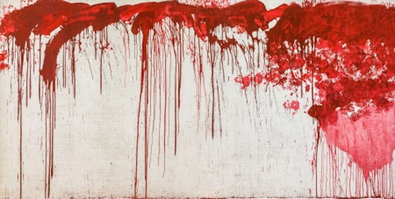 pour image by Hermann Nitsch