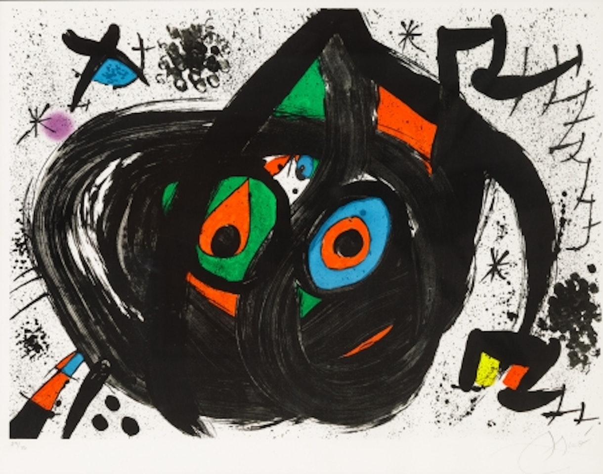 Homenatje a Joan Prats by Joan Miró