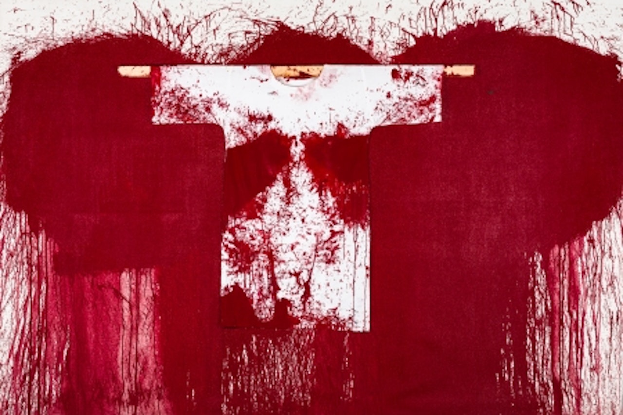 (untitled) (grave image) by Hermann Nitsch