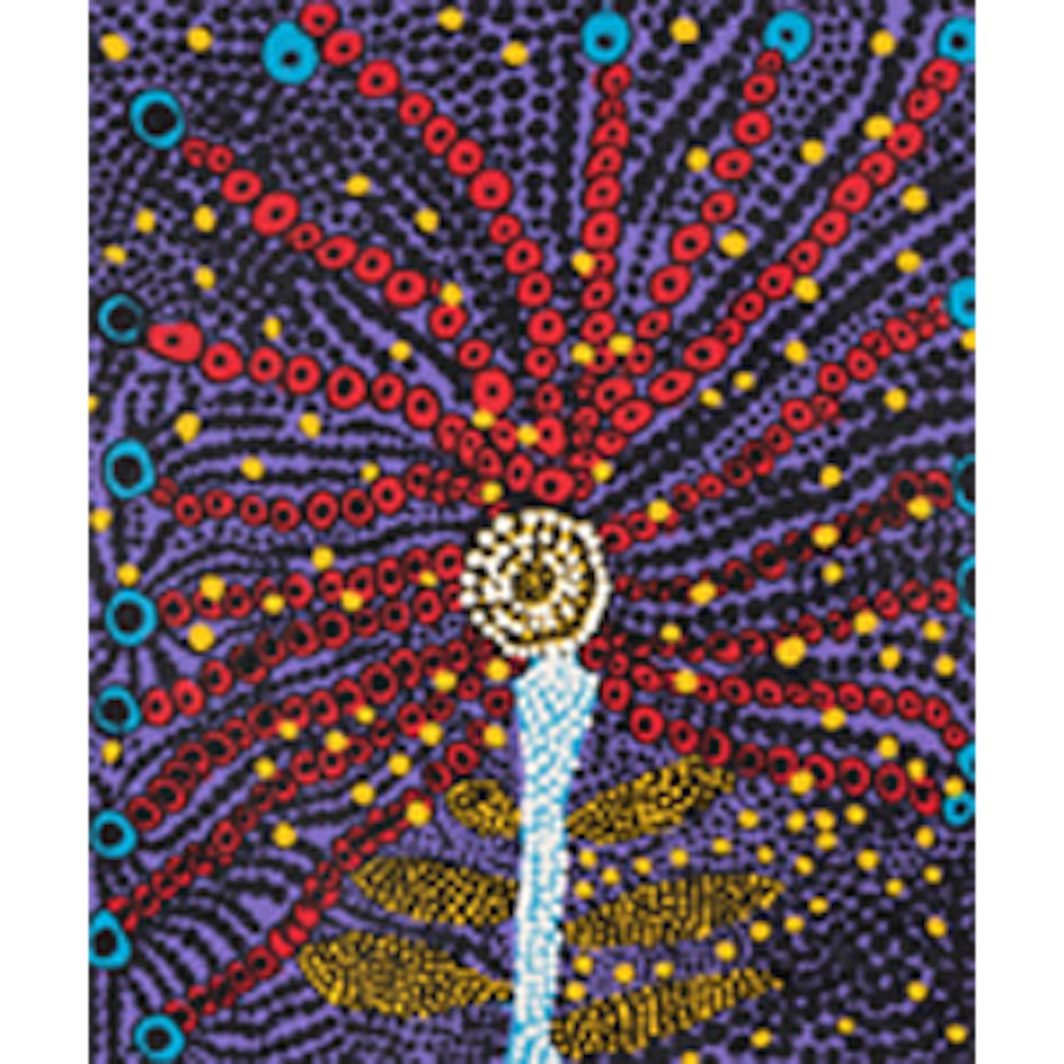 Flower Bloomed in My Heart (Kusama 372) by Yayoi Kusama