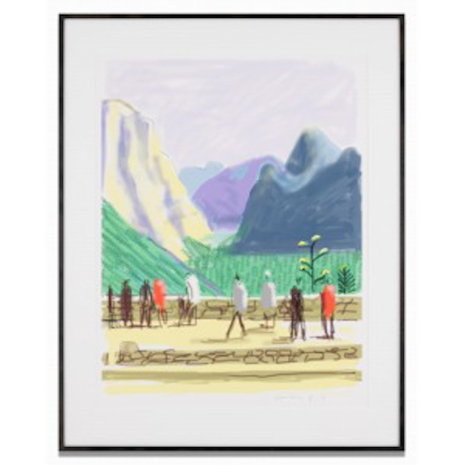 Untitled No.15 from "The Yosemite Suite" by David Hockney