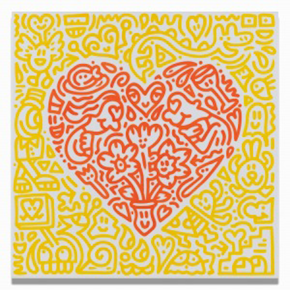 Heart Orange #3 by MR DOODLE