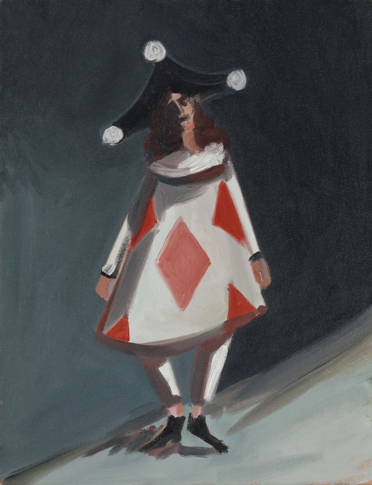 5 of Diamonds by George Condo