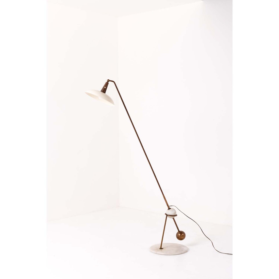 Model 1036 (variation); Floor lamp by Gino Sarfatti