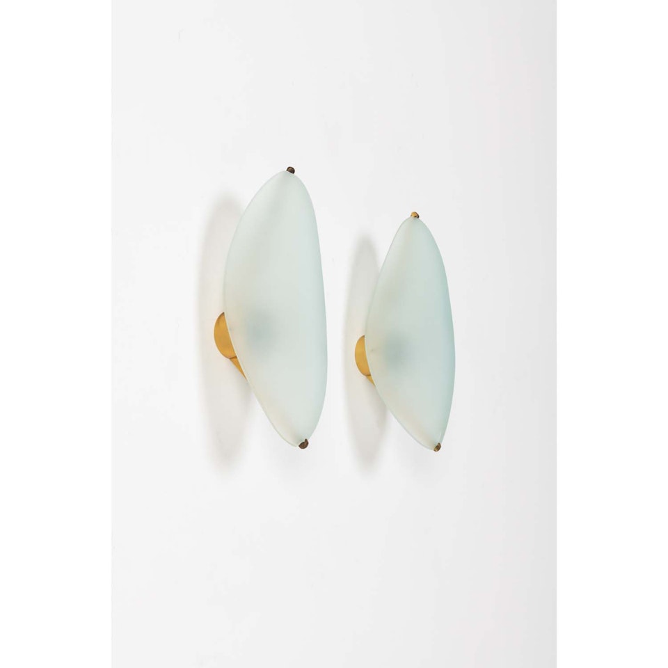 Model 2024; Pair of sconces by Max Ingrand