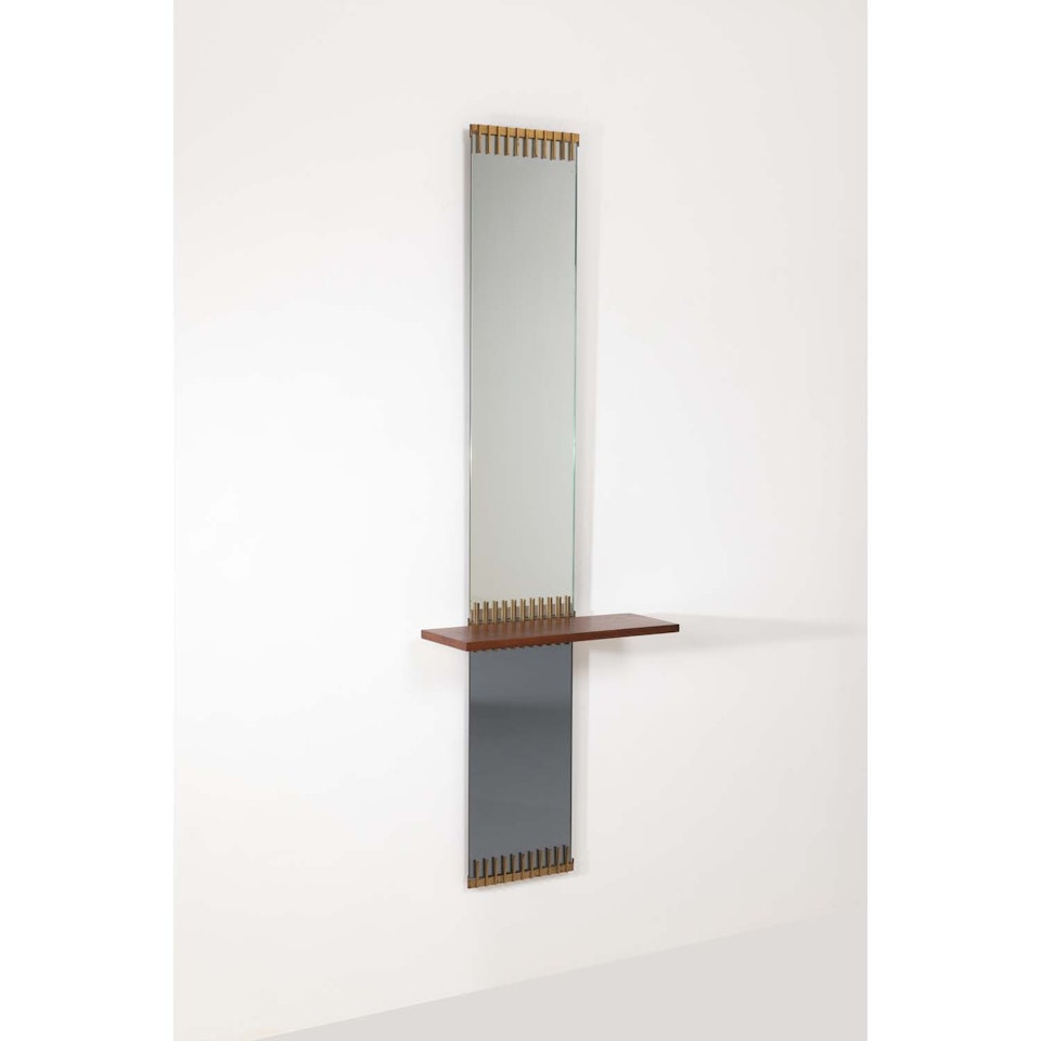 Mirror / Console by Ettore Sottsass