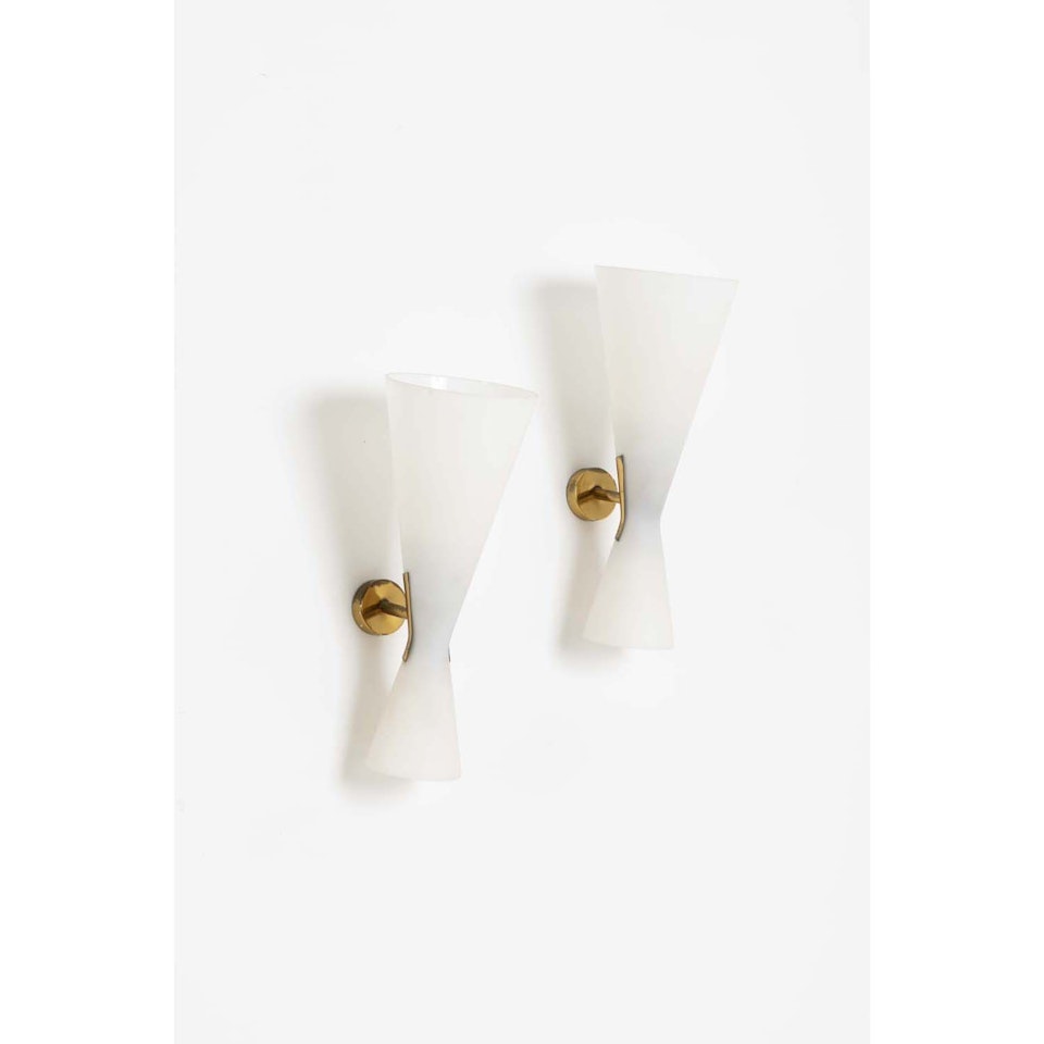 Pair of sconces by Max Ingrand
