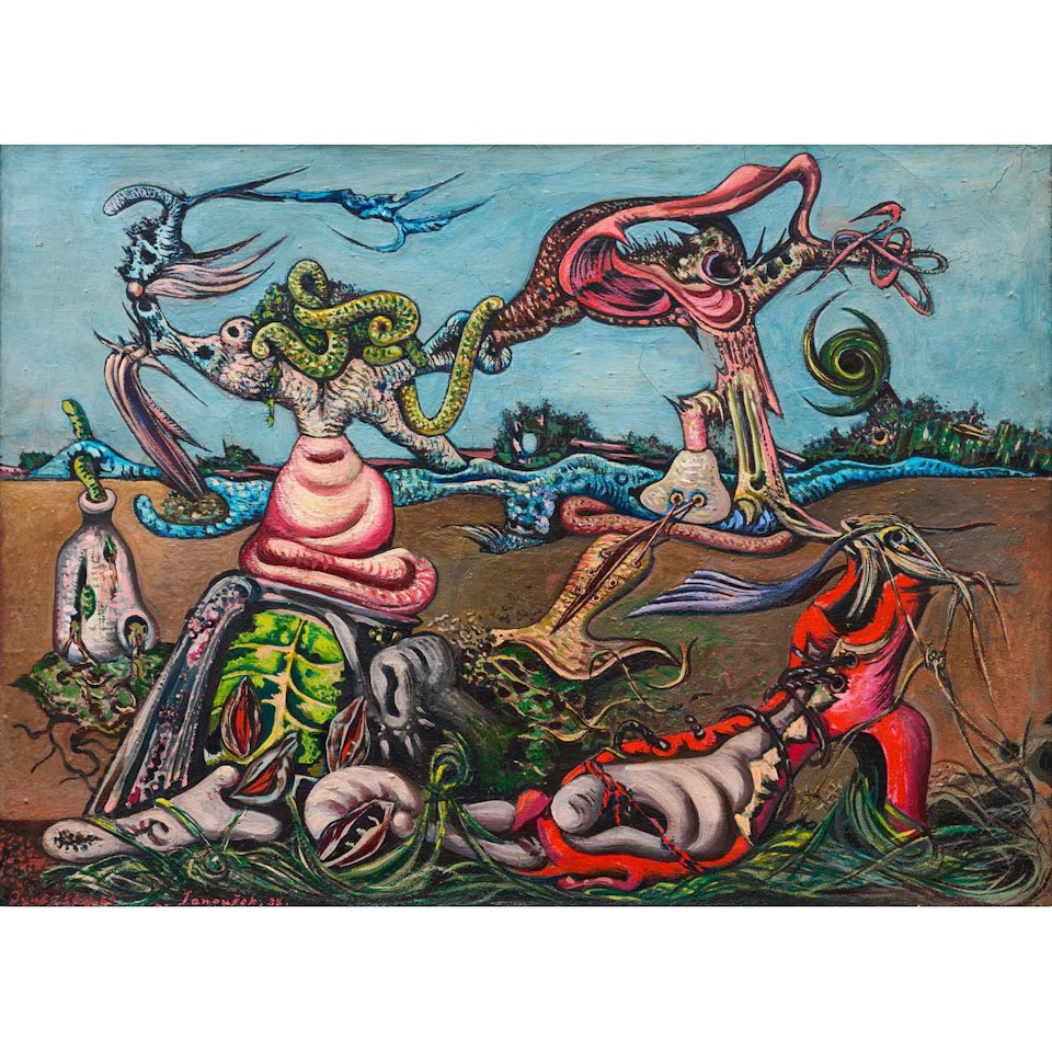 Krajina S Hady (Paysage aux serpents) by Frantisek Janousek