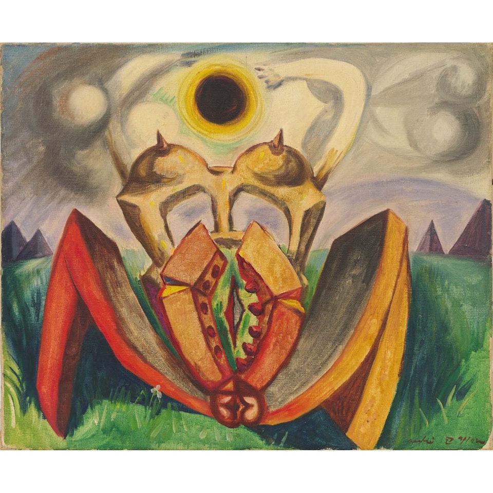 Le piège dans la prairie by André Masson