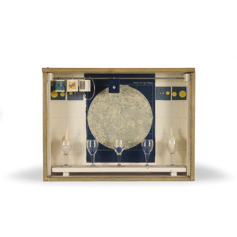 Lunar Set (Soap Bubble Set, Lunar variant) by Joseph Cornell