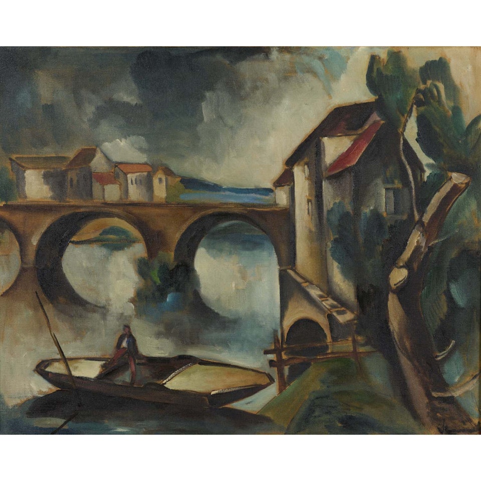 La Seine à Triel by Maurice de Vlaminck