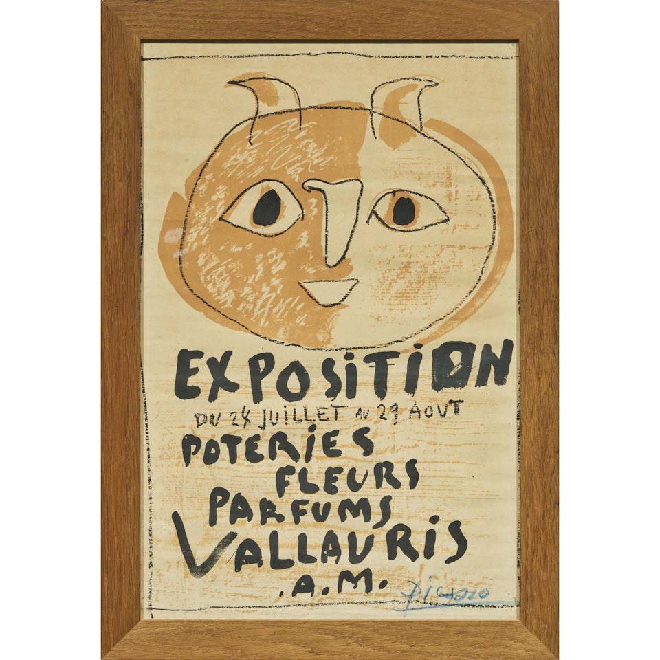 Exposition Poteries Fleurs Parfums Vallauris A.M. by Pablo Picasso