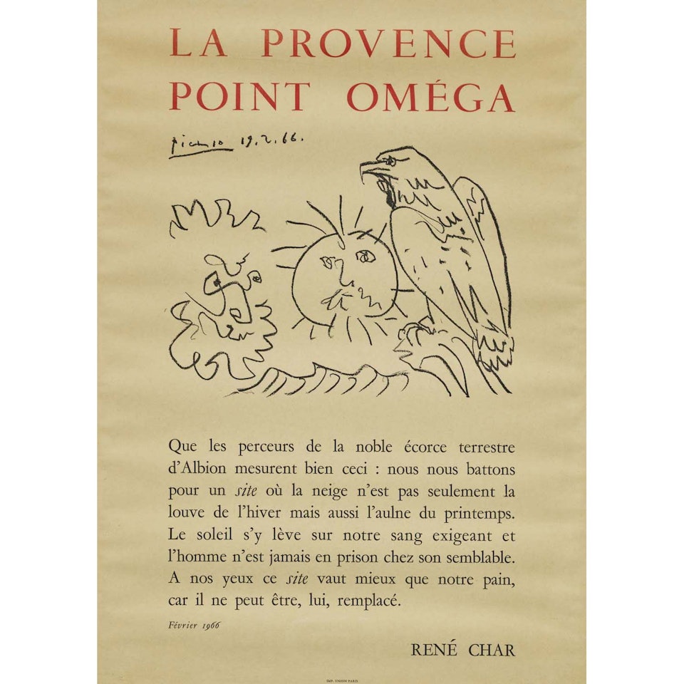 La Provence point oméga by Pablo Picasso