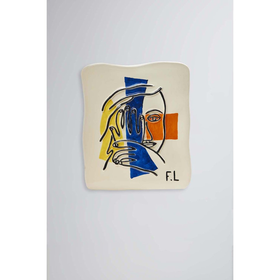 Visage aux deux mains by Fernand Leger