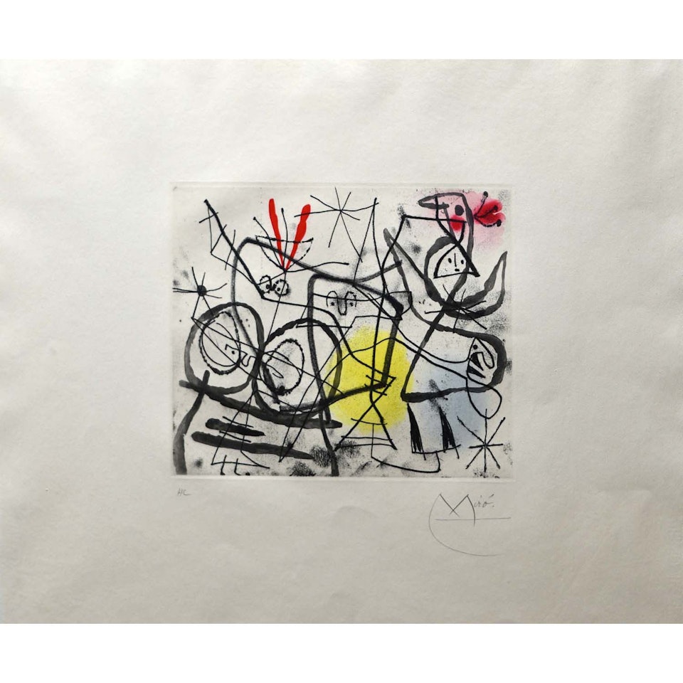 Préparatifs d"Oiseaux I by Joan Miró