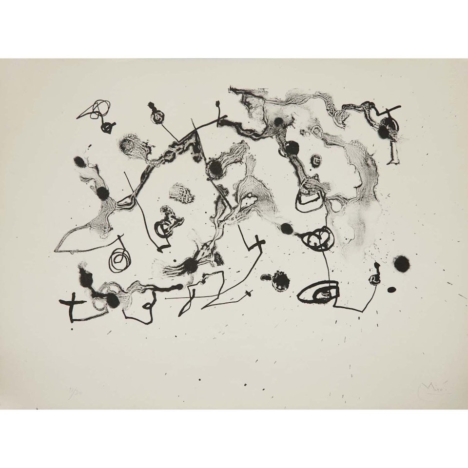 Série II (noir) by Joan Miró
