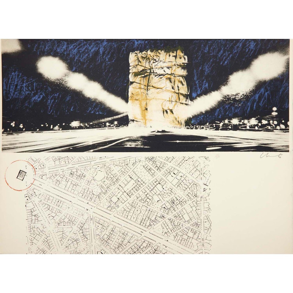 Project The wrapping of l"Arc de Triomphe by Christo
