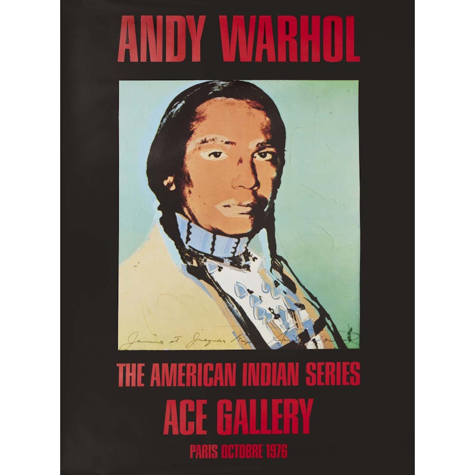 The American indian series by Andy Warhol