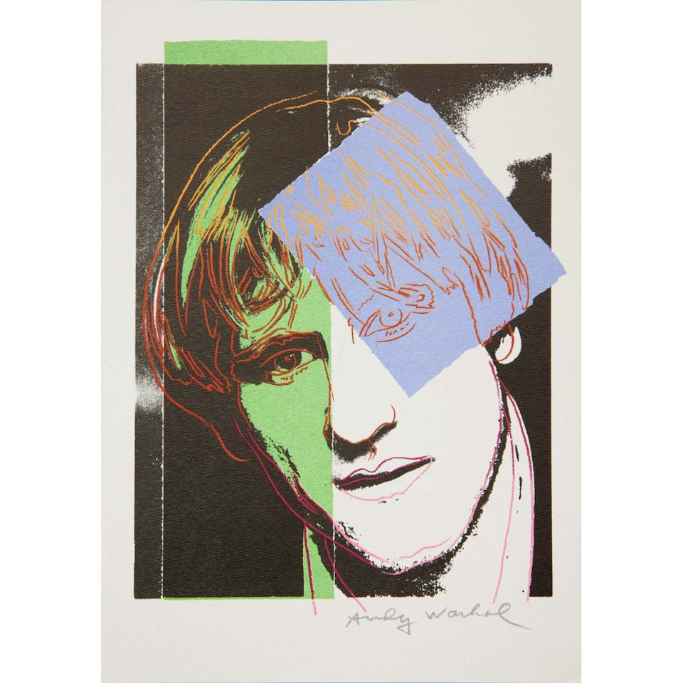 Gérard Depardieu by Andy Warhol