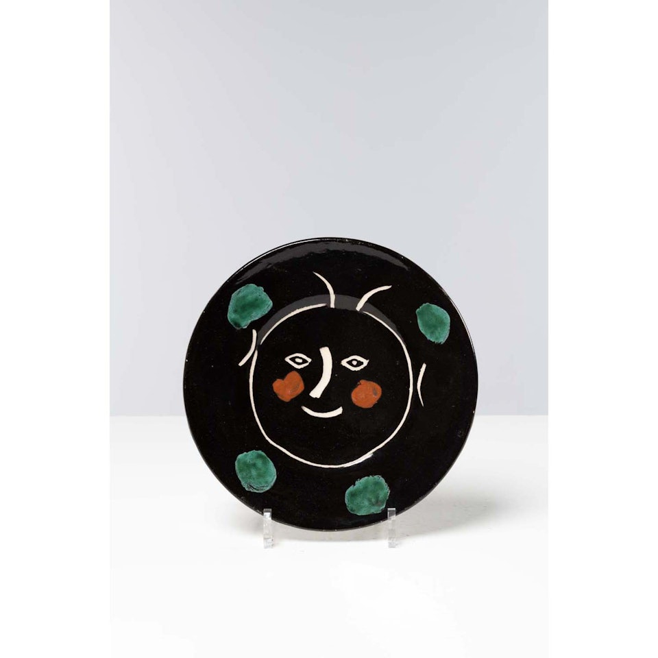 Black face" plate (C) by Pablo Picasso
