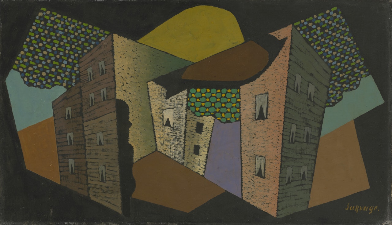 Les Immeubles by Leopold Survage