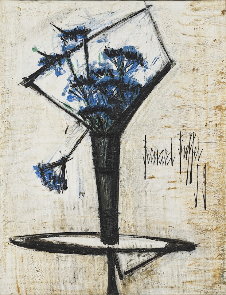 Bouquet sur un guéridon by Bernard Buffet