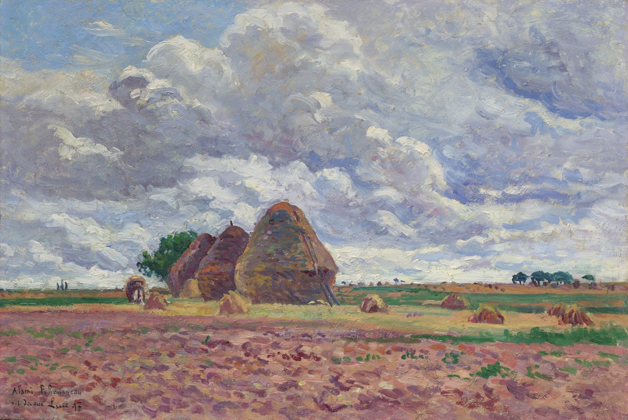 Éragny, Les Meules by Maximilien Luce