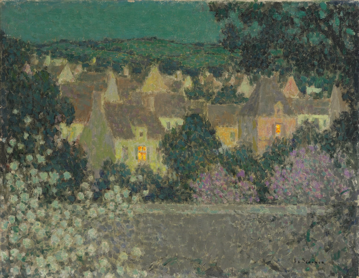 Les Toits, Composition by Henri Le Sidaner