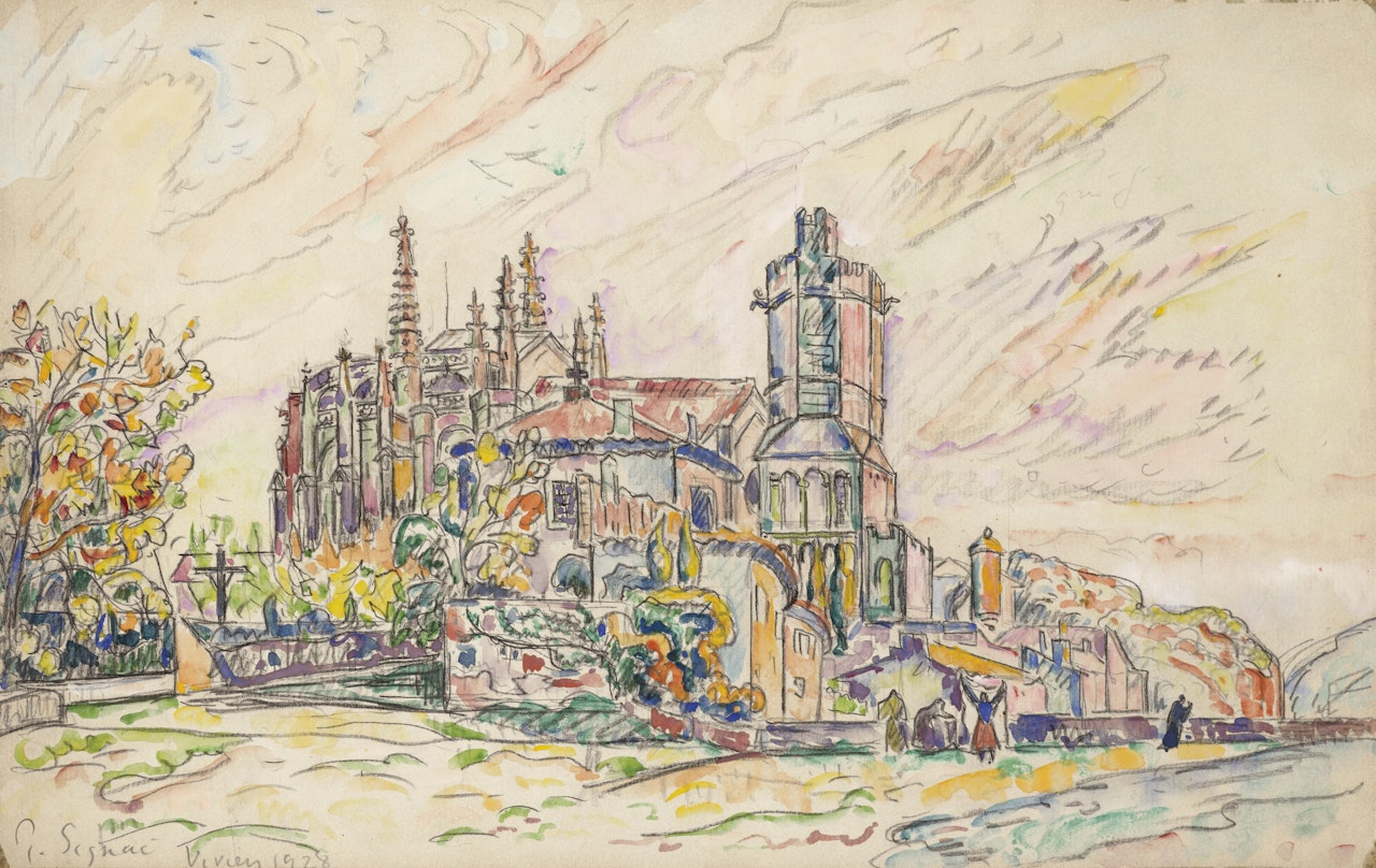Viviers by Paul Signac