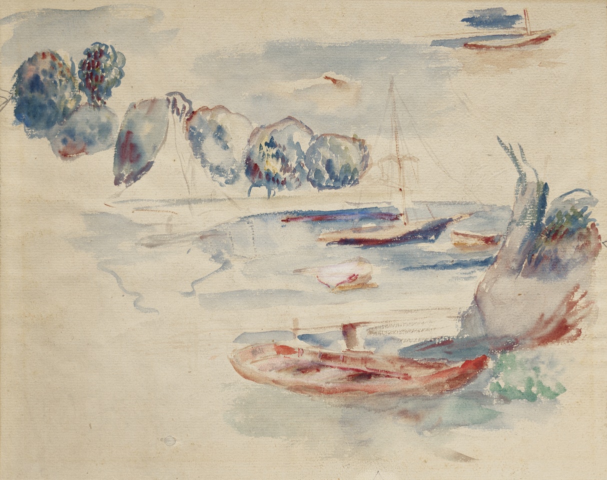 Études de bateaux by Pierre-Auguste Renoir