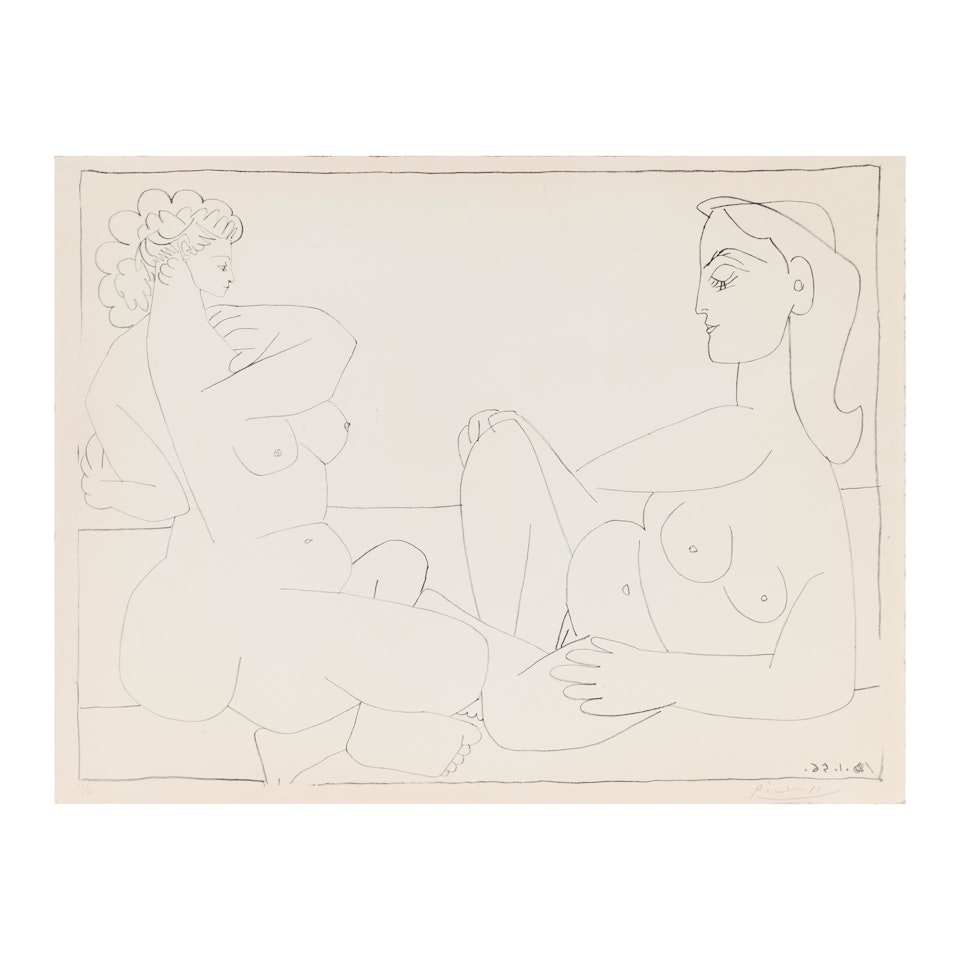 Deux Femmes sur la Plage  by Pablo Picasso