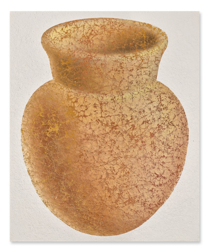Small Terracotta Jar by Farhad Moshiri