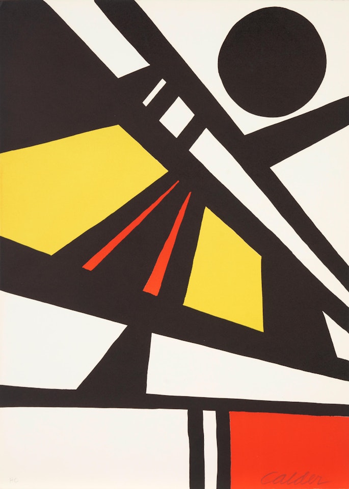 Untitled, from Graphikmappe Hochschule St. Gallen by Alexander Calder