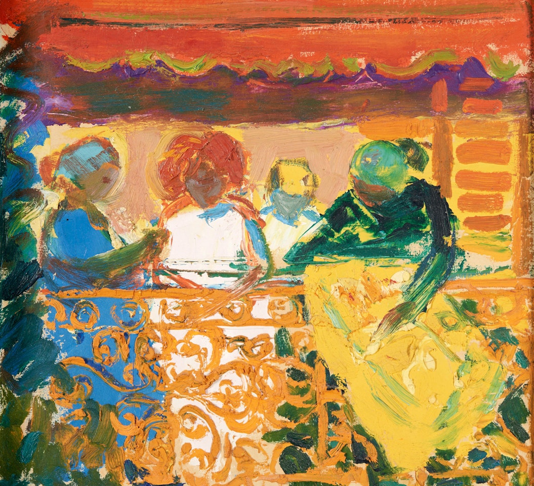 Balcon le jour by French School
