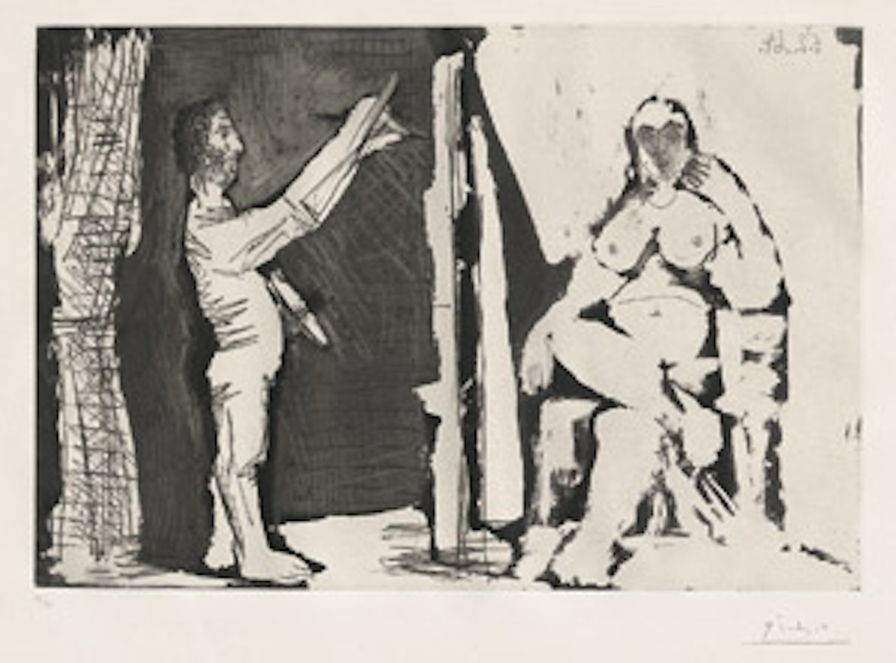 Paint debut and model by Pablo Picasso