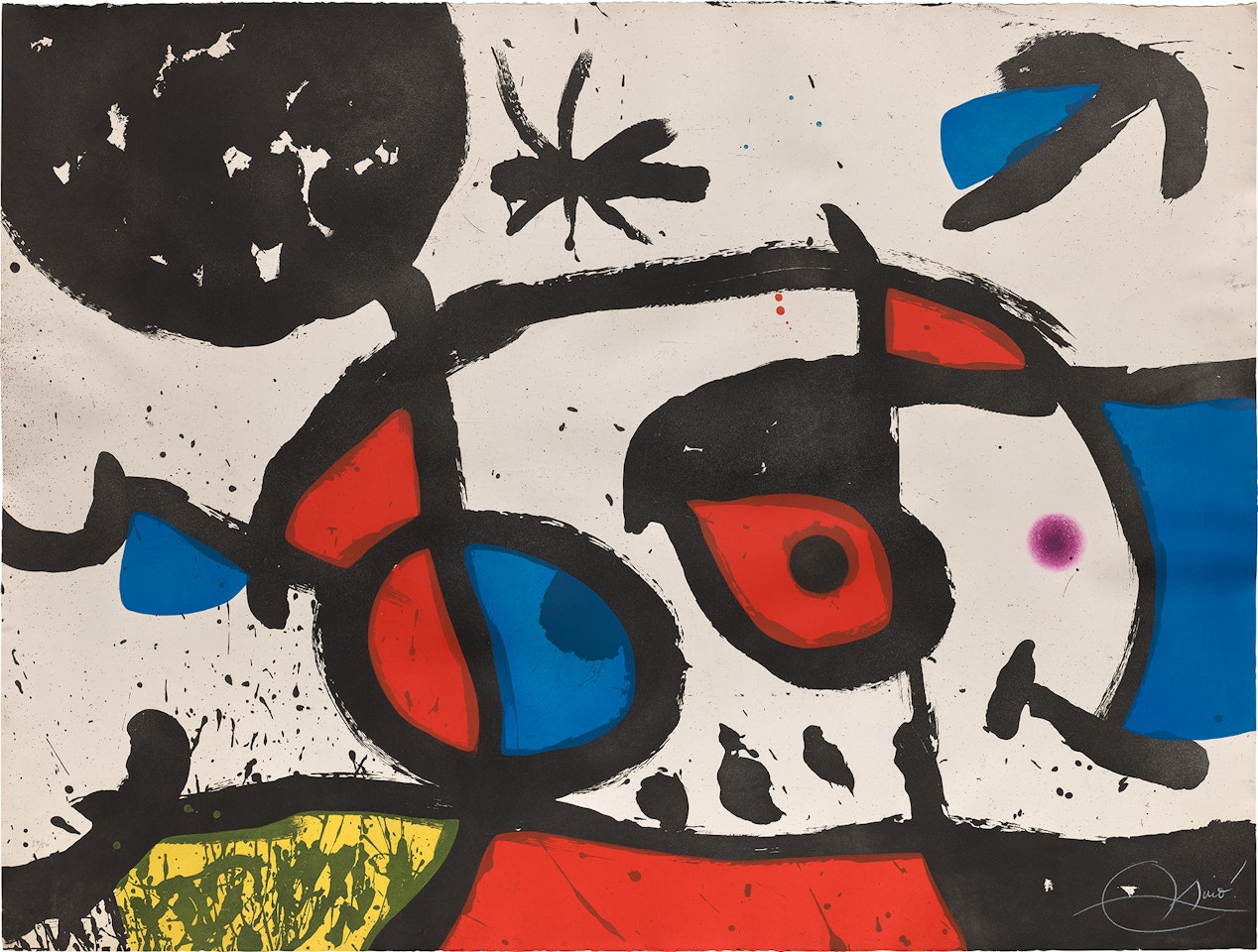 Le Bagnard et sa compagne (The Crook and His Companion) (D. 749) by Joan Miró