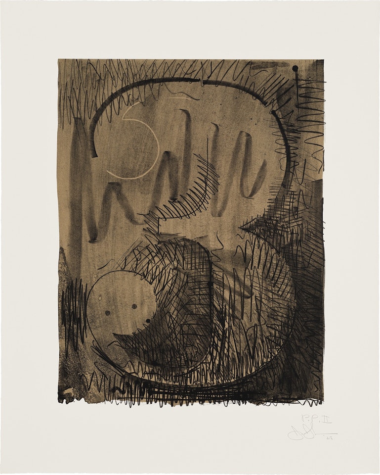 Figure 3, from Black Numerals Series (G. 90, U.L.A.E. 47) by Jasper Johns