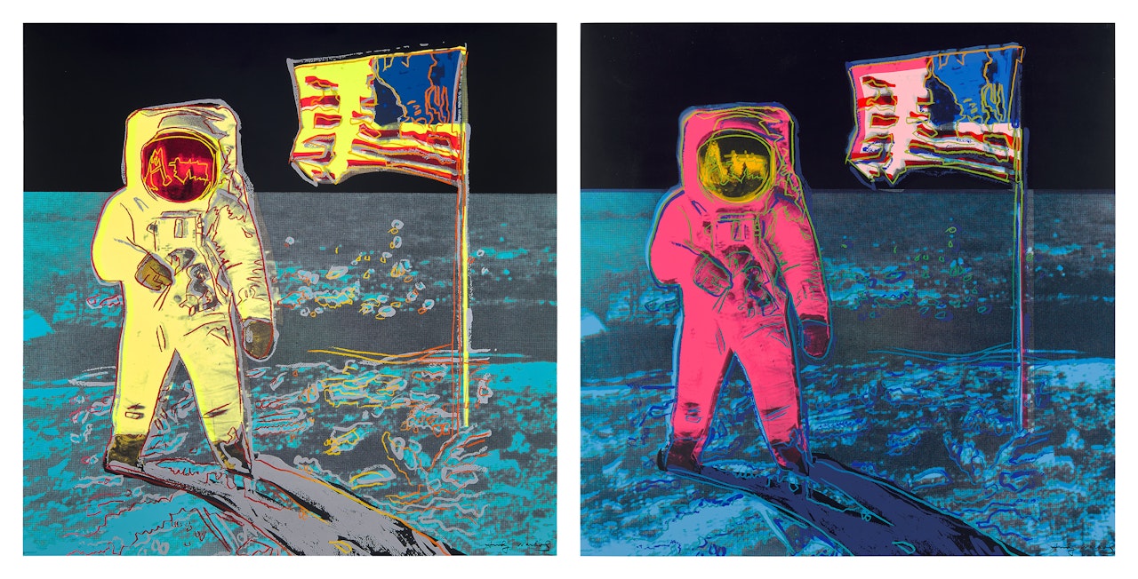 Moonwalk (F. & S. 404 & 405) by Andy Warhol