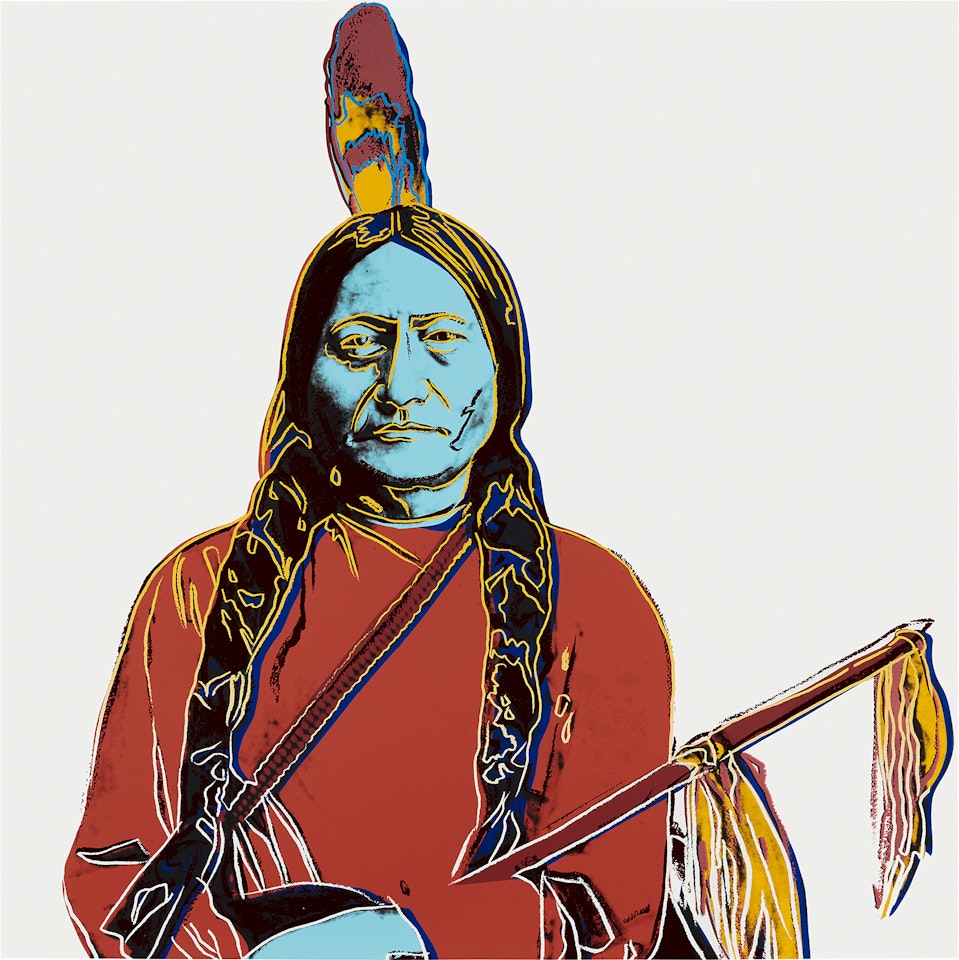 Sitting Bull (see F. & S. 376) by Andy Warhol