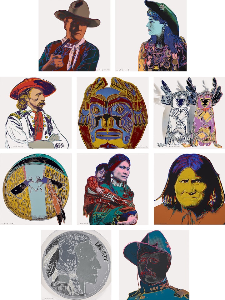 Cowboys and Indians (F. & S. 377-386) by Andy Warhol