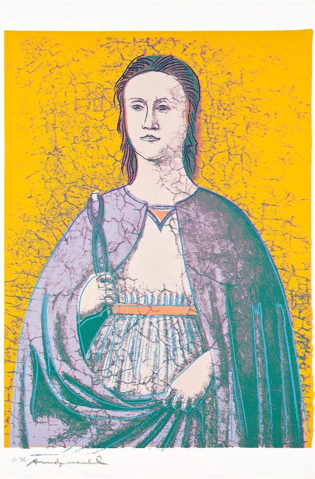 Saint Apollonia (see F. & S. 330-33) by Andy Warhol