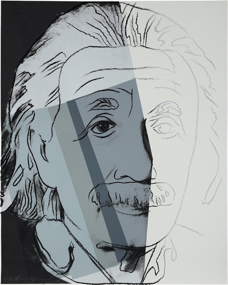 Albert Einstein, from Ten Portraits of Jews of the Twentieth Century (F. & S. 229) by Andy Warhol