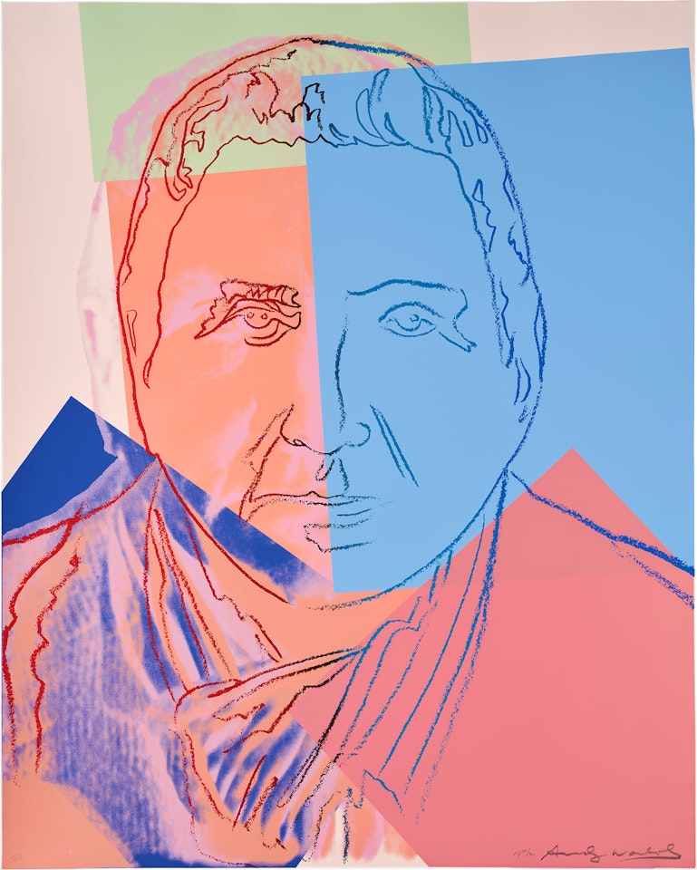 Gertrude Stein, from Ten Portraits of Jews of the Twentieth Century (F. & S. 227) by Andy Warhol