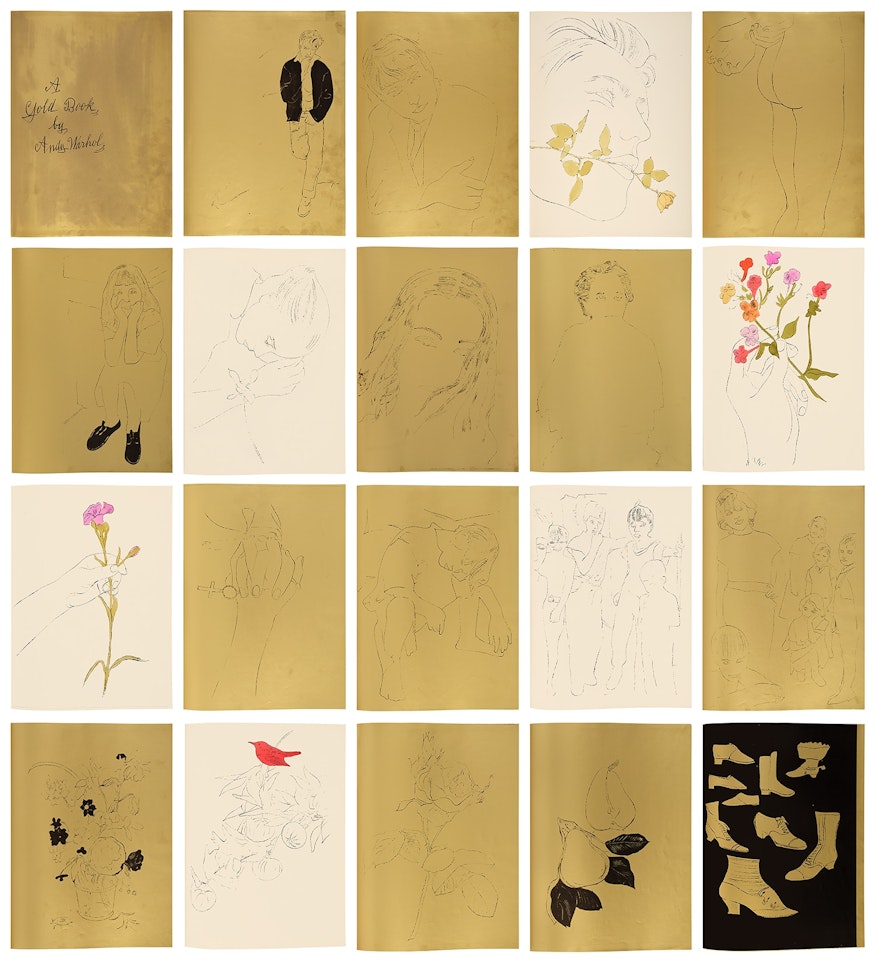 A Gold Book (F. & S. IV.106-124) by Andy Warhol