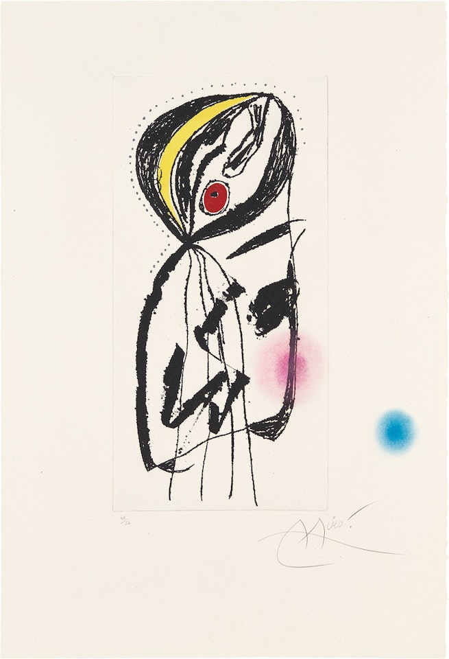La Paludéenne (The Malarial) (D. 737) by Joan Miró